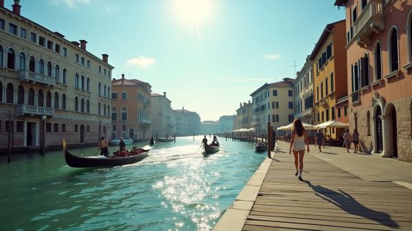 Optez pour des chaussures confortables pour visiter Venise